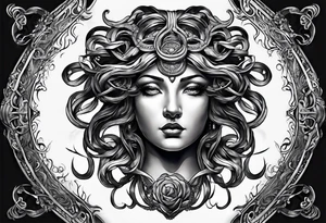 Medusa tattoo on arm for mens something small enough for forearm tattoo idea