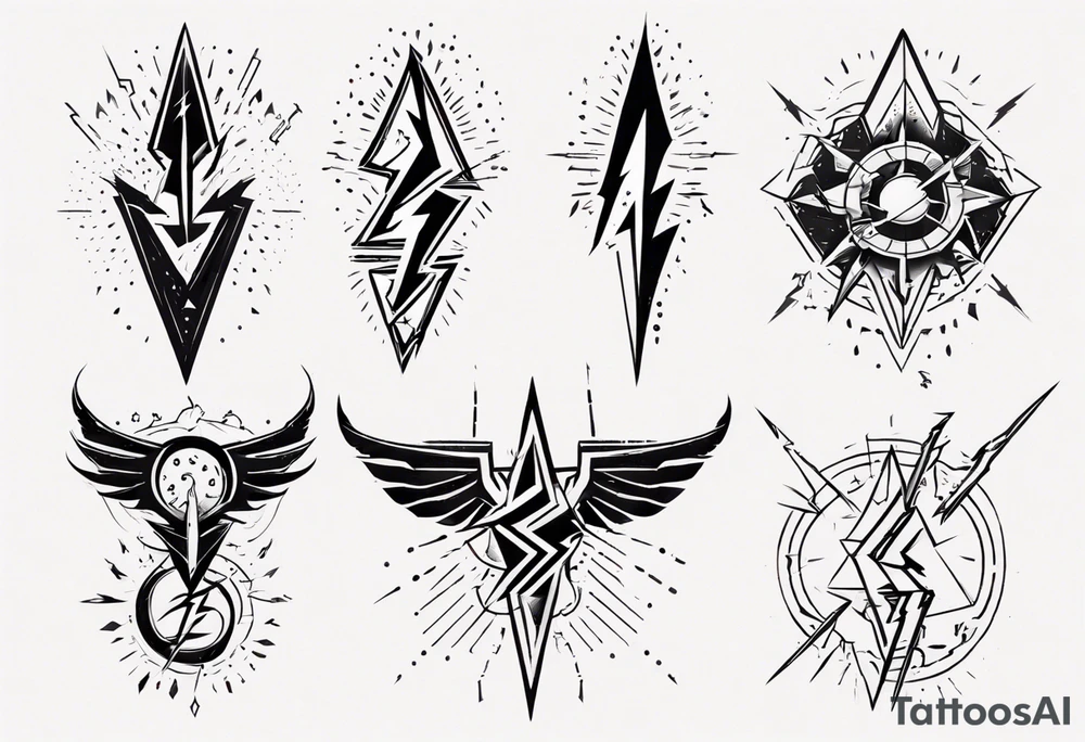 lightning tattoo idea