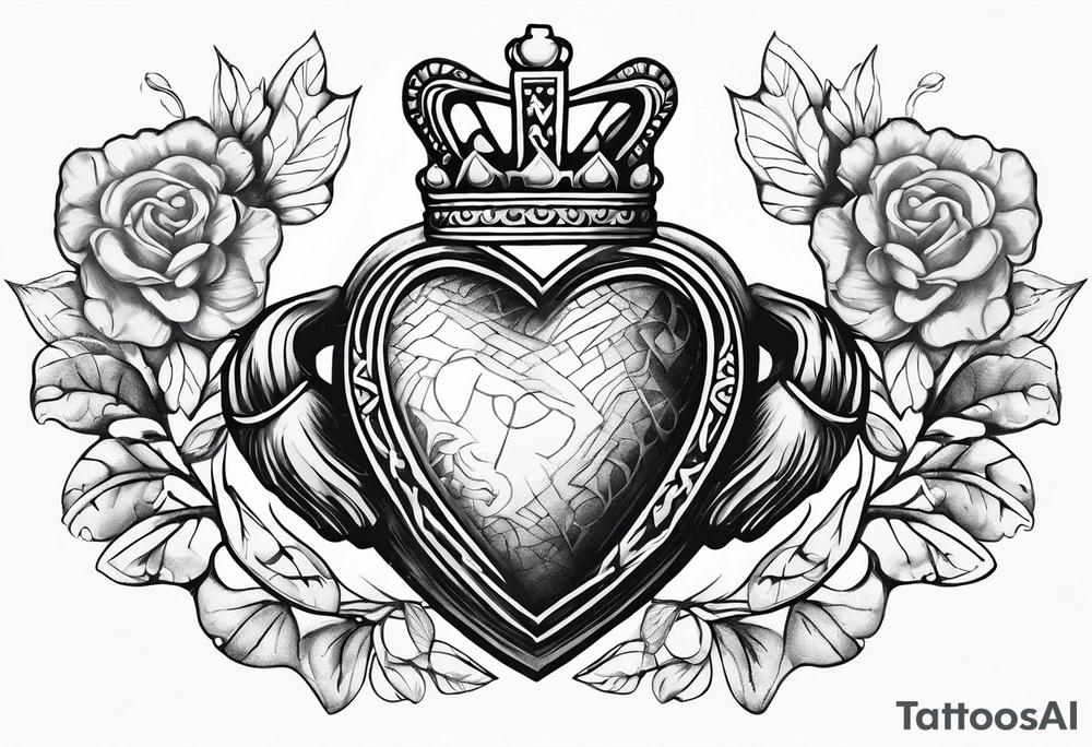 Irish claddagh tattoo idea