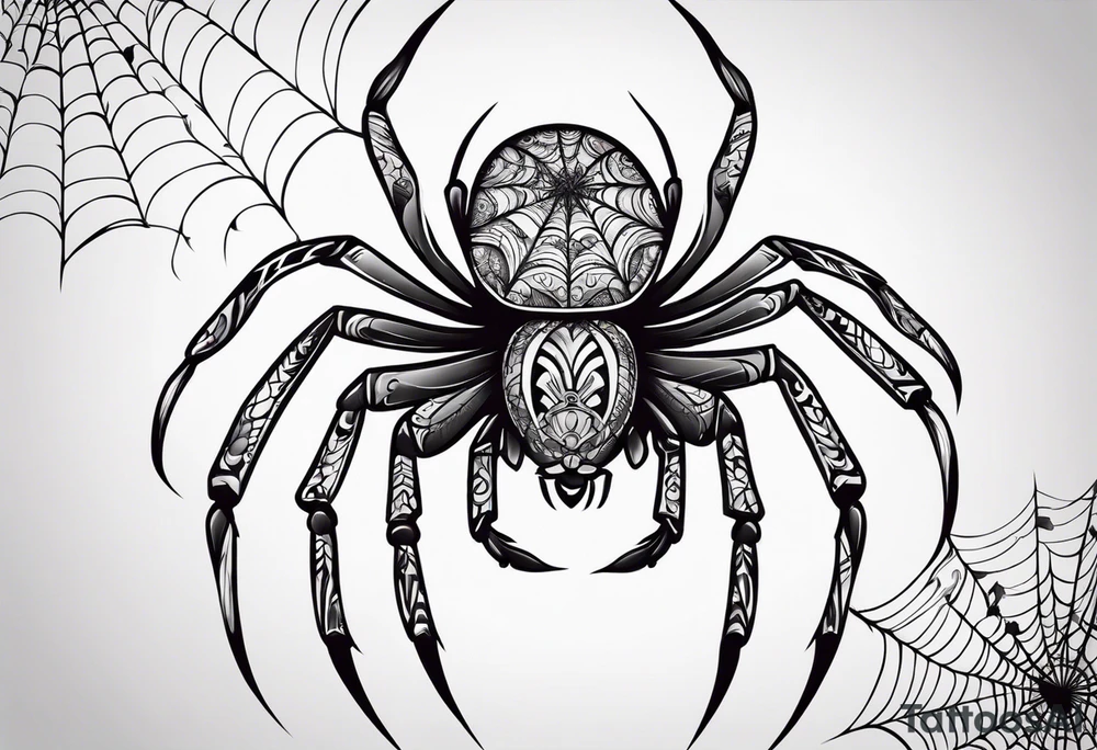 spider tattoo idea