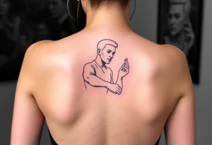 Rick Astley's  Dance Pose tattoo idea