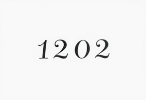 Fine line minimalist that blends in and disguises “1202” that’s already tattooed. The images cannot look like numbers. The tattoo ideas need to completely hide that these are numbers tattoo idea