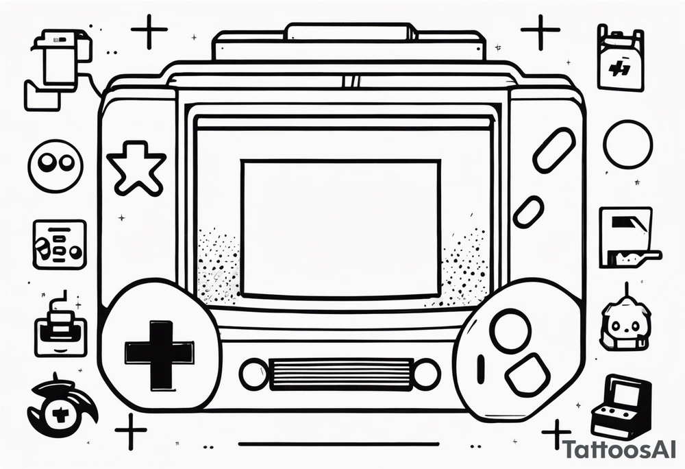 Retro Video Game Character tattoo idea