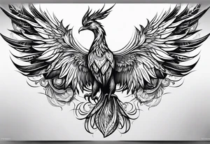 Pheonix rising tattoo idea