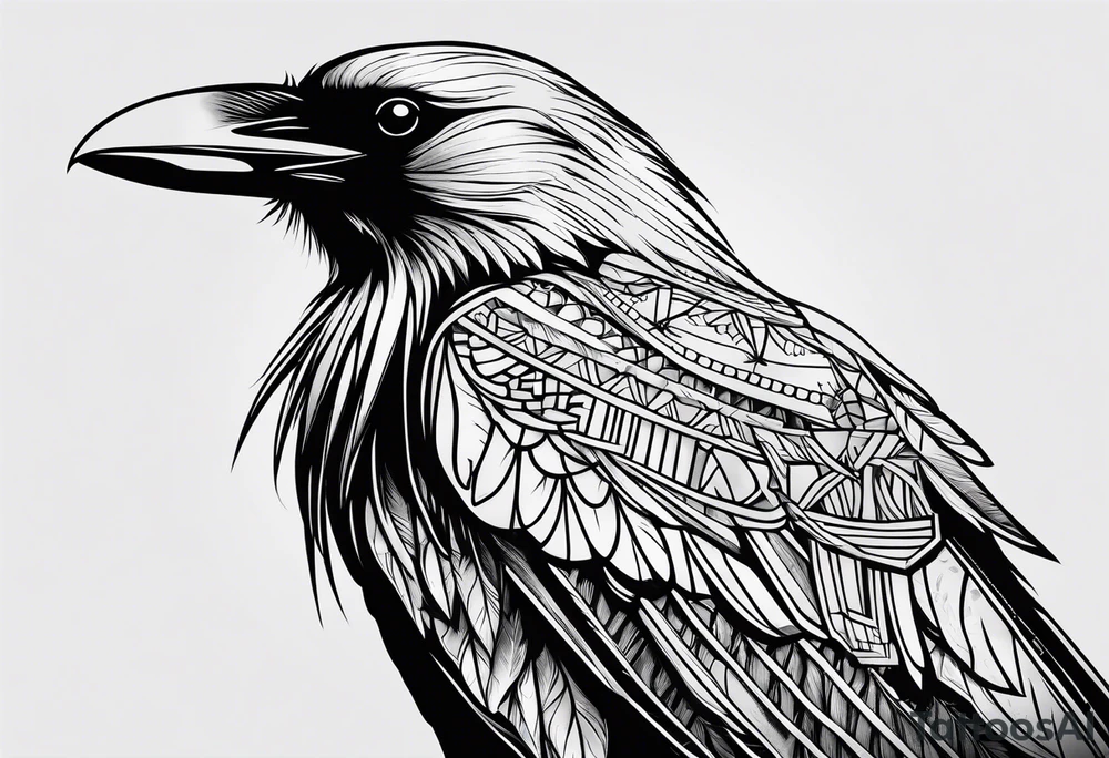 Crow medicine tattoo idea