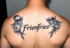 Money gangster best friends 2019 tattoo idea