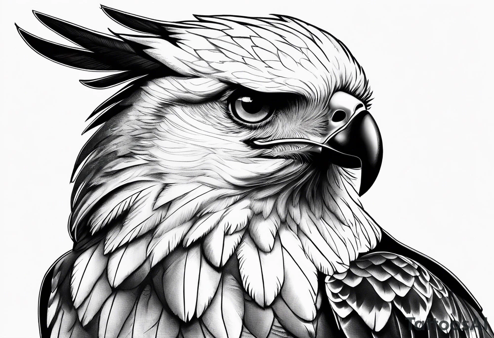 harpy eagle tattoo idea