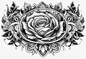 Lower stomach tattoo idea