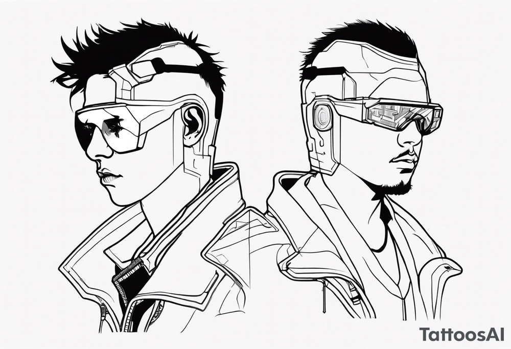 neuromancer tattoo tattoo idea