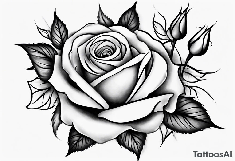 Half-sleeve arm tattoo. roses tattoo idea