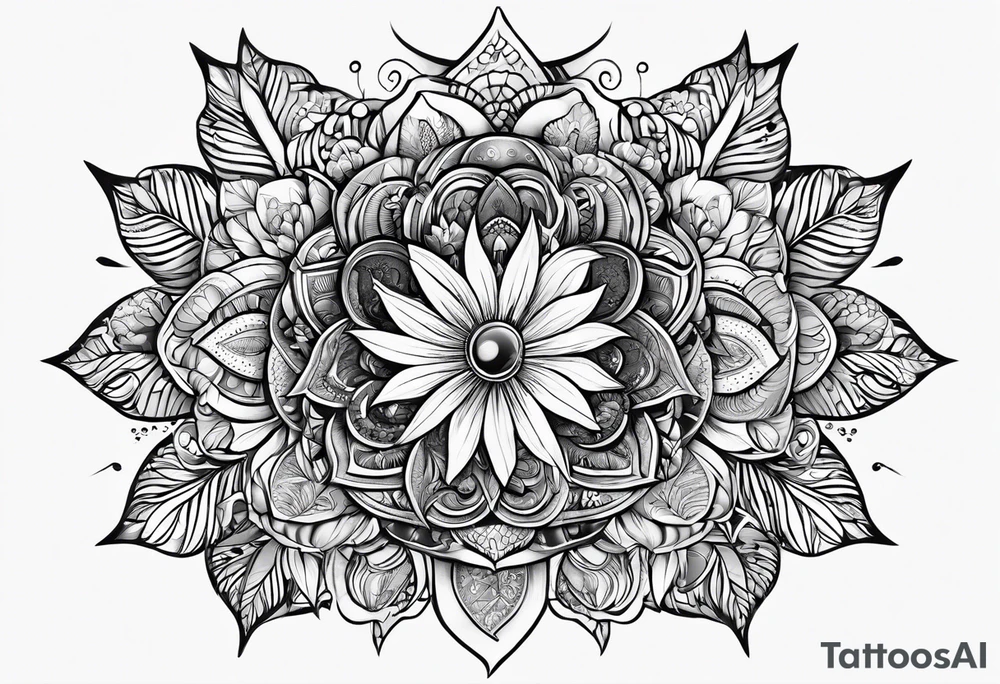 Metade da Lua media no braço tattoo idea