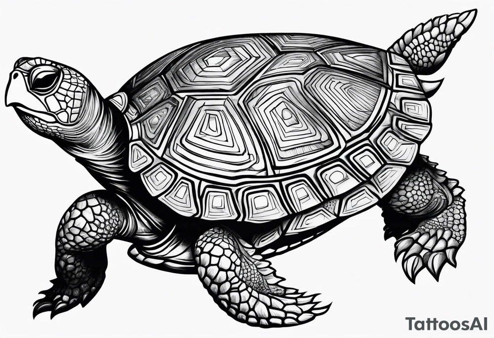 Turtle tattoo idea