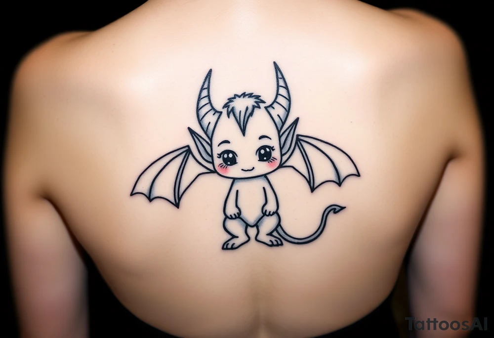 Demon tattoo idea