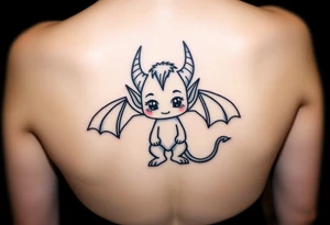 Demon tattoo idea