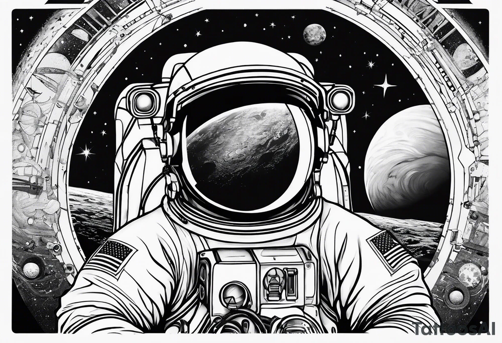 Nasa photos tattoo idea