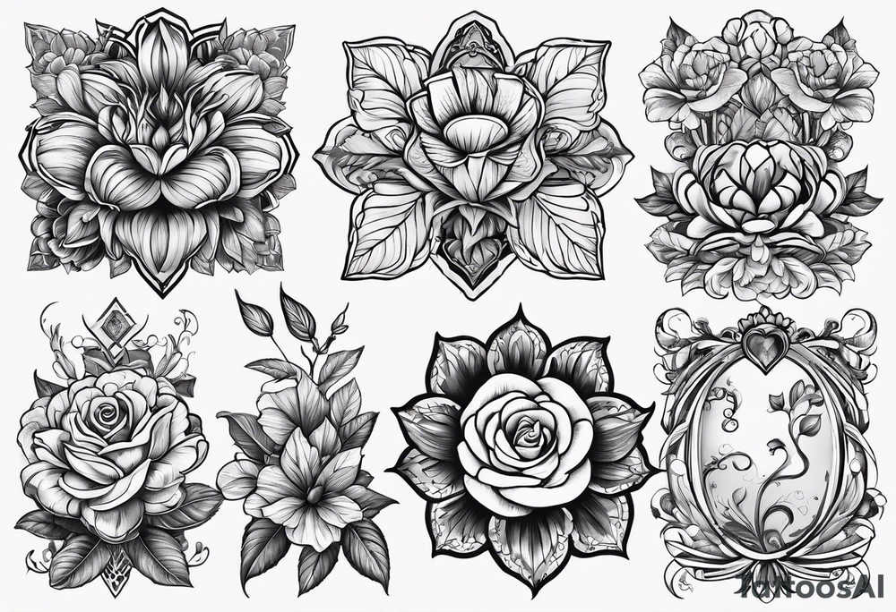 Florbalová hokejka a míček tattoo idea