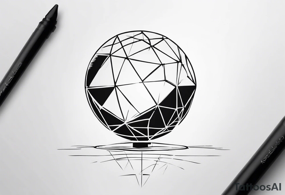 Mirrorball tattoo idea