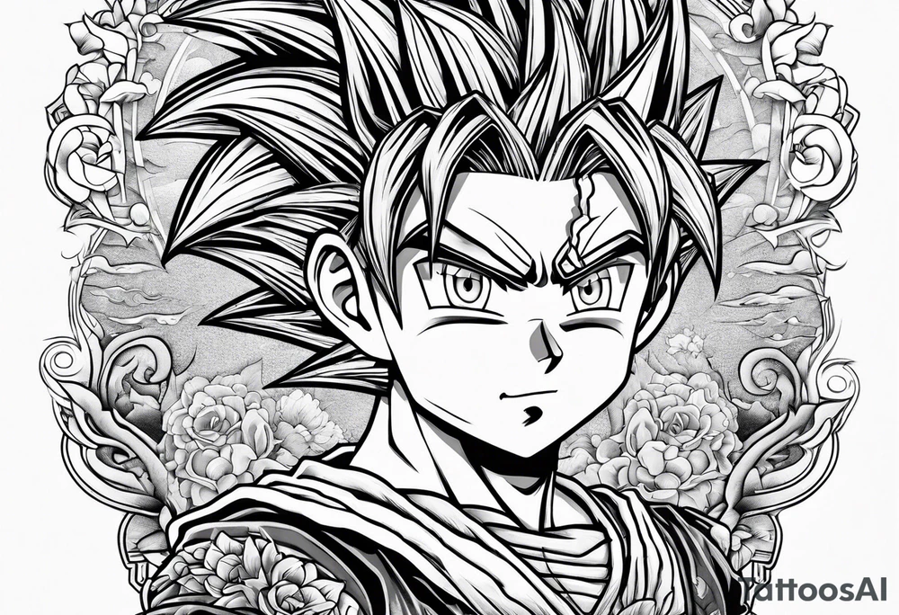 Trunks und Son Goten tattoo idea