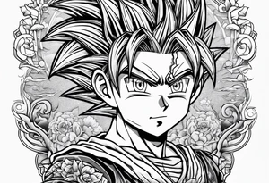 Trunks und Son Goten tattoo idea