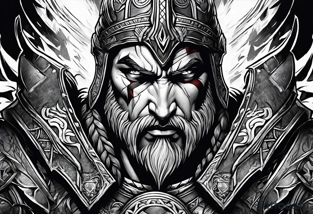Ares God of War tattoo idea