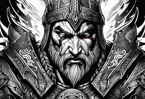 Ares God of War tattoo idea