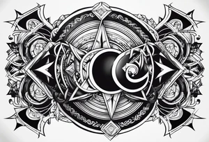 Metal music tattoo idea
