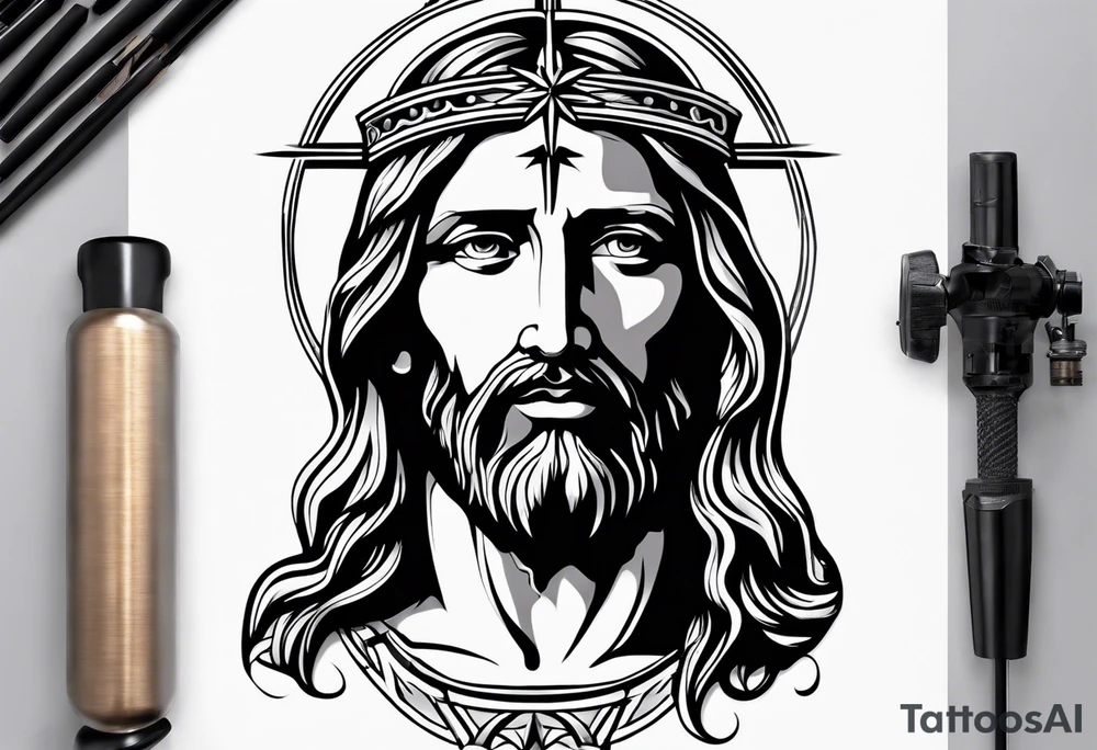 Jesus Christ tattoo idea