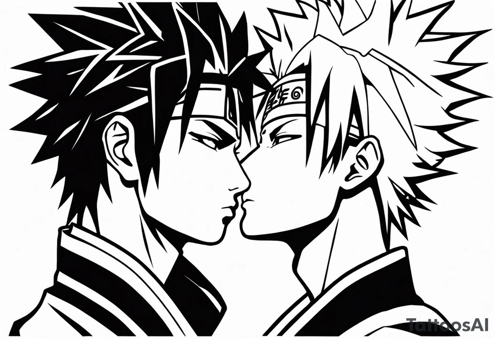 naruto kiss saske tattoo idea