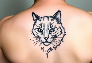 Black Cat tattoo idea