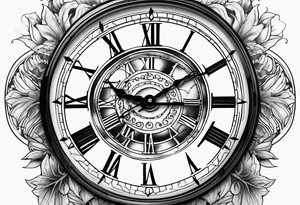 Clock tattoo idea