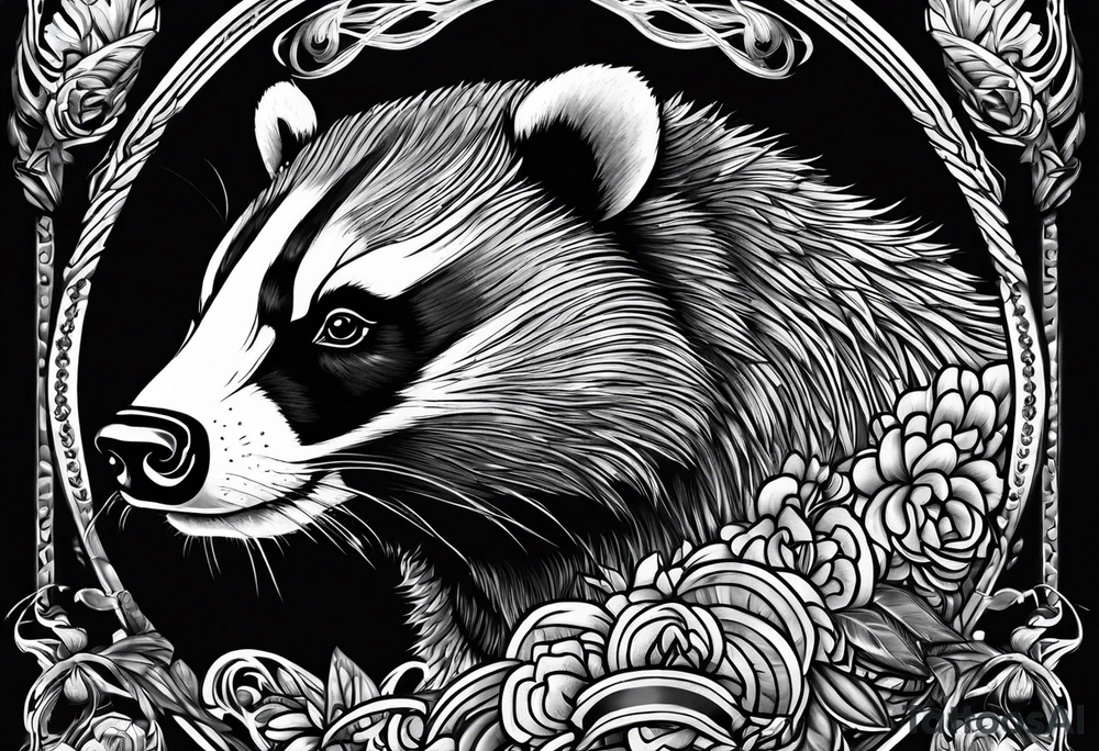 Angry Mc.Badgers tattoo idea