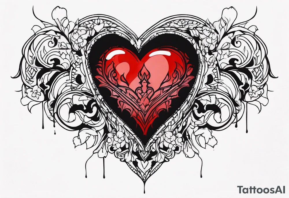 Bloody Heart tattoo idea