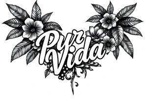 Pura Vida tattoo idea