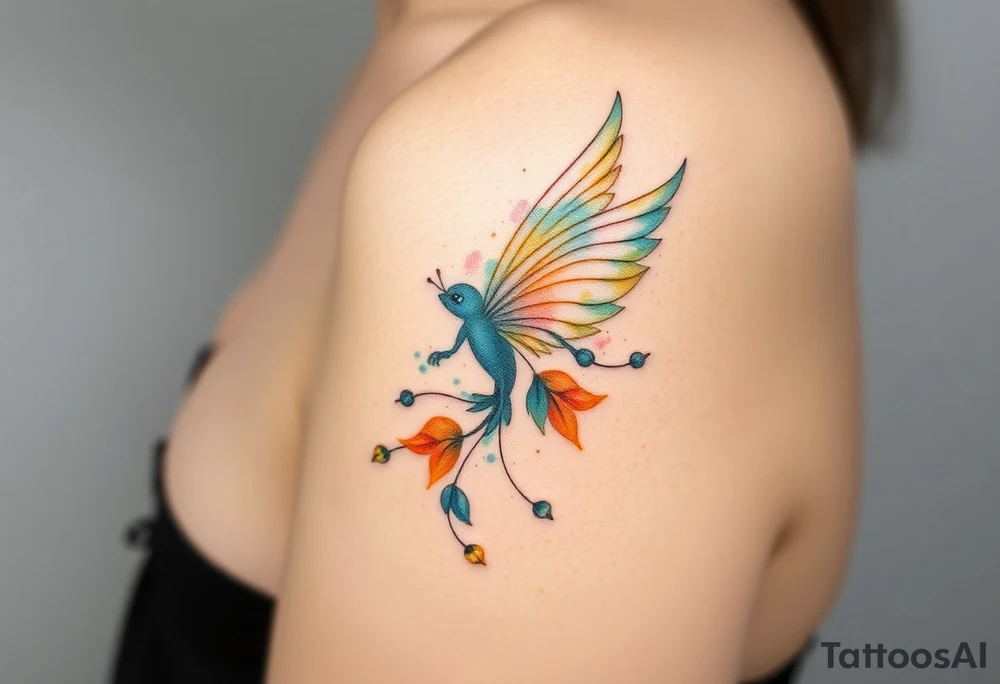 Angel dust from hazbin hotel tattoo idea