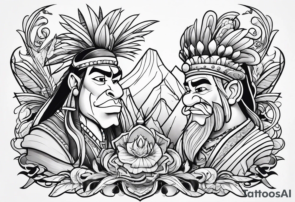 Imperors new groove tattoo idea