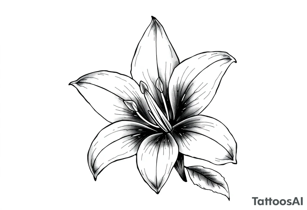 Calia Lily  flower tattoo idea