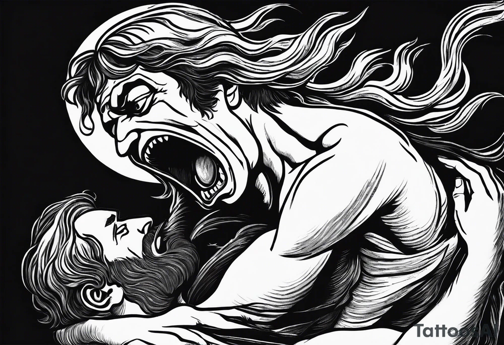 "Saturn Devouring His Son" by Francisco Goya tattoo idea