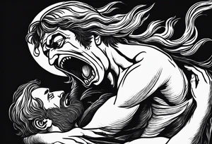 "Saturn Devouring His Son" by Francisco Goya tattoo idea