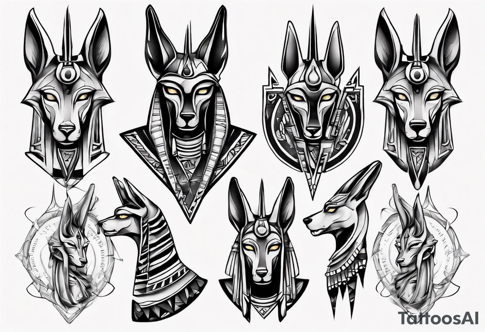 anubis tattoo idea