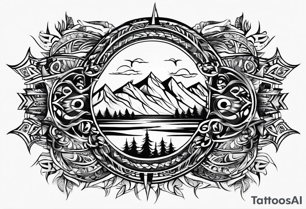 tribal this too shall pass tattoo idea