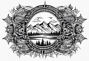 tribal this too shall pass tattoo idea