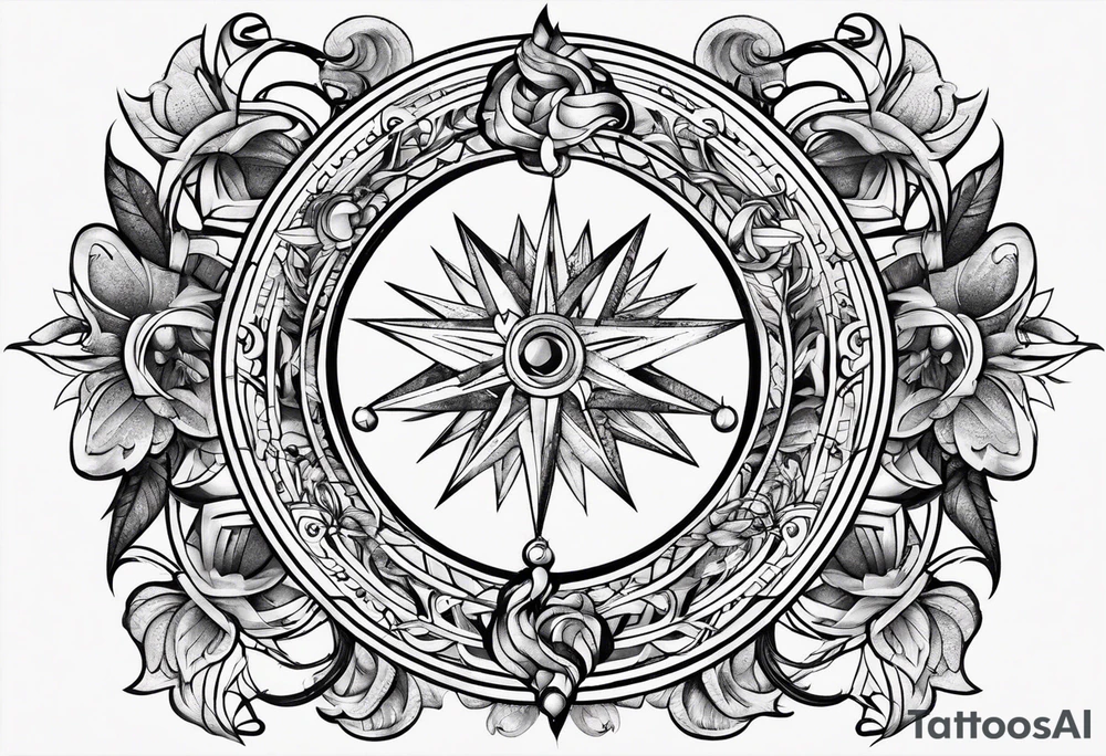 Leo and sagittarius zodiac star symbols tattoo idea
