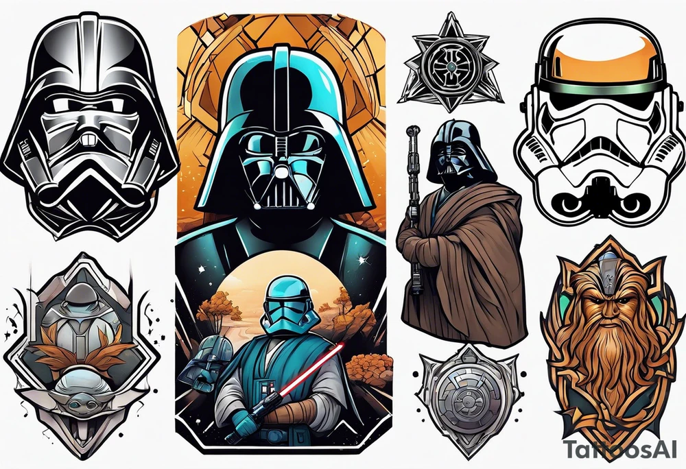 Star Wars, jedi tattoo idea