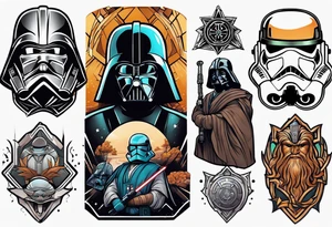 Star Wars, jedi tattoo idea