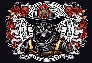 firefighter logo tattoo idea