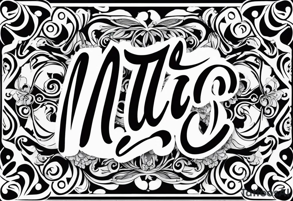 The name “Mito” a little bold, small tattoo idea