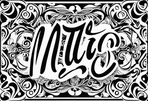 The name “Mito” a little bold, small tattoo idea