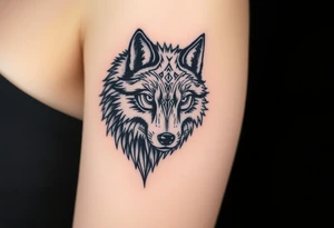 Wolf tattoo idea