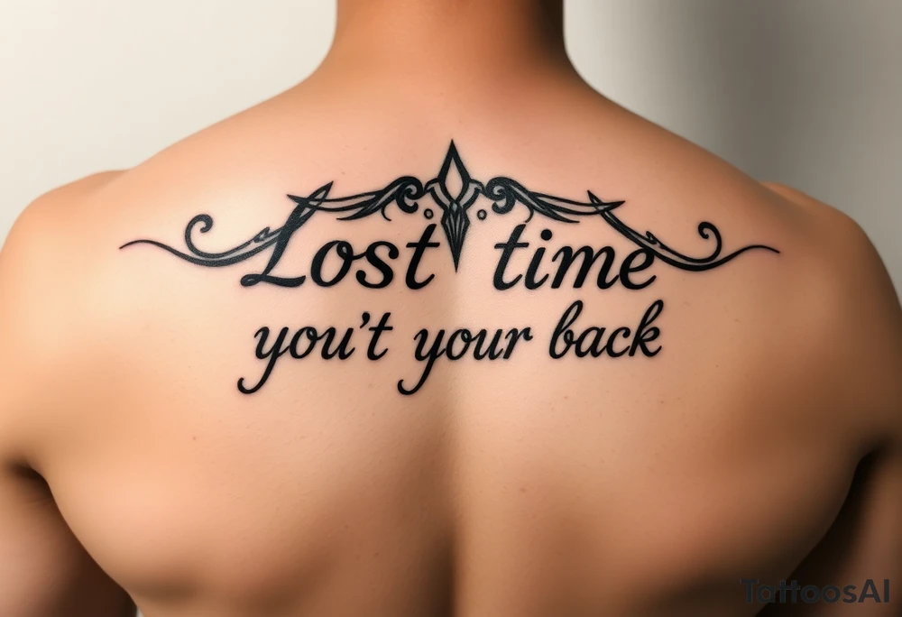 Lost time you can't get back tattoo idea