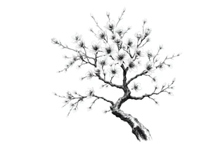 Blossom tree tattoo idea